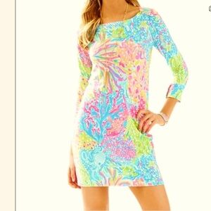 Lilly Pulitzer UPF 50 Sophie Dress Lovers Coral Medium